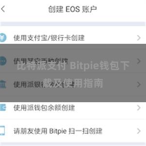 比特派支付 Bitpie钱包下载及使用指南