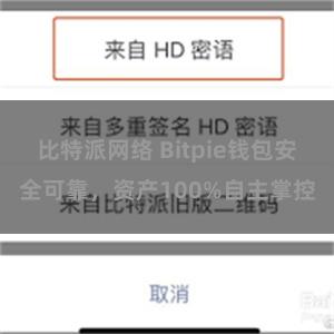 比特派网络 Bitpie钱包安全可靠，资产100%自主掌控