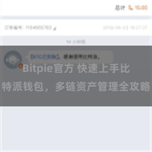 Bitpie官方 快速上手比特派钱包，多链资产管理全攻略