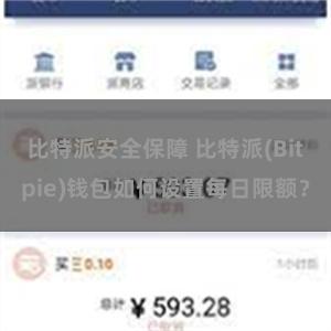 比特派安全保障 比特派(Bitpie)钱包如何设置每日限额？