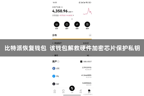 比特派恢复钱包  该钱包解救硬件加密芯片保护私钥