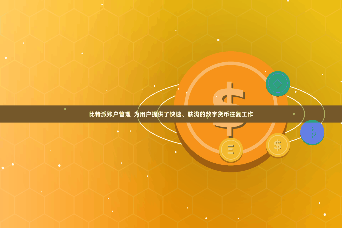 比特派账户管理  为用户提供了快速、肤浅的数字货币往复工作